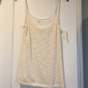 Creme Ann Taylor camisole